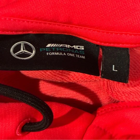 Mercedes-AMG Petronas Lewis Hamilton 2022 Italian GP Hoodie in Neon Pink - Large - Picture 7 of 13